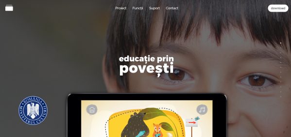 Poveștile Copilăriei - aplicație mobilă creativă pentru copii și tineri