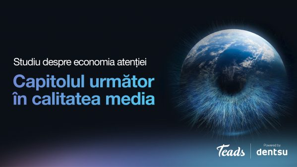 Reclamele Teads inRead dubleaza timpul de atentie a consumatorilor comparativ cu social media, conform studiului asupra atentiei utilizatorilor de internet, realizat de dentsu international 