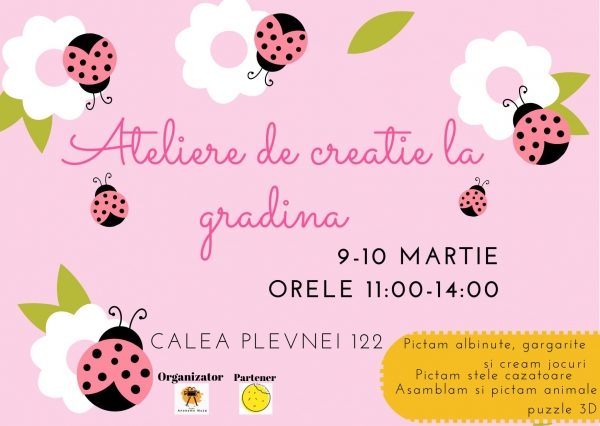 Ateliere de creatie la gradina