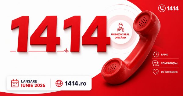Se lansează 1414: primul număr scurt din România prin care vorbești direct cu un medic specialist, 24/7