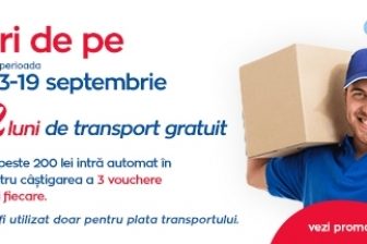 Cumperi de pe Conga.ro si castigi 12 luni de Transport Gratuit.