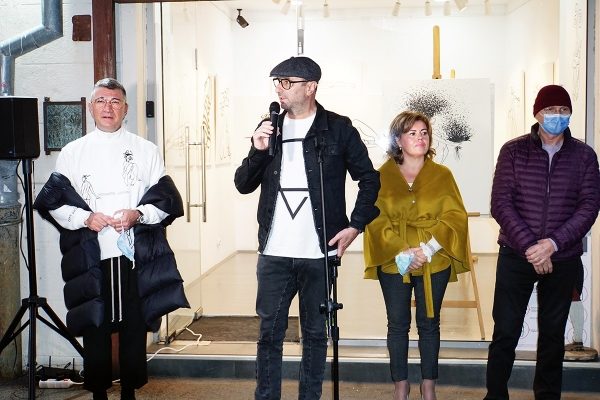 Horațiu Mălăele, BIS cu nuduri, la expoziția de la galeria Rotenberg - Uzunov