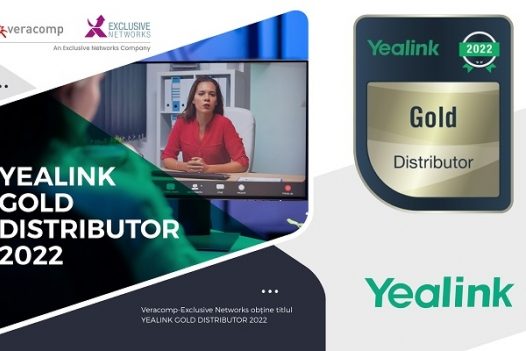 Veracomp-Exclusive Networks obtine titlul YEALINK GOLD DISTRIBUTOR 2022