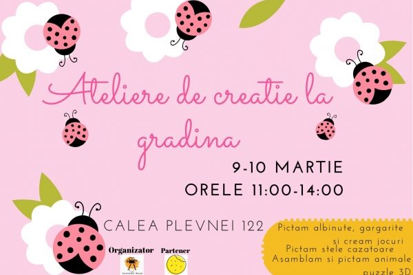 Ateliere de creatie la gradina