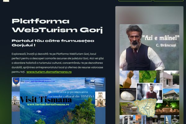 Asociația Dorna Tismana lansează Platforma WebTurism în cadrul Festivalului Concurs al “Cântecului, Jocului și Portului Gorjenesc” Tismana 2024