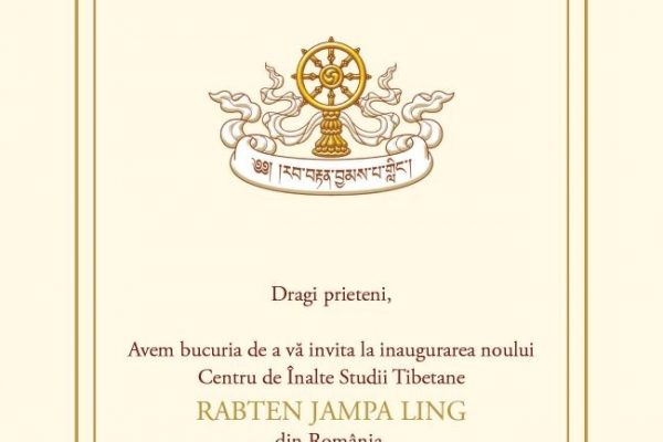 Inaugurarea Centrului Rabten Jampa Ling din Buftea