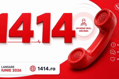Se lansează 1414: primul număr scurt din România prin care vorbești direct cu un medic specialist, 24/7